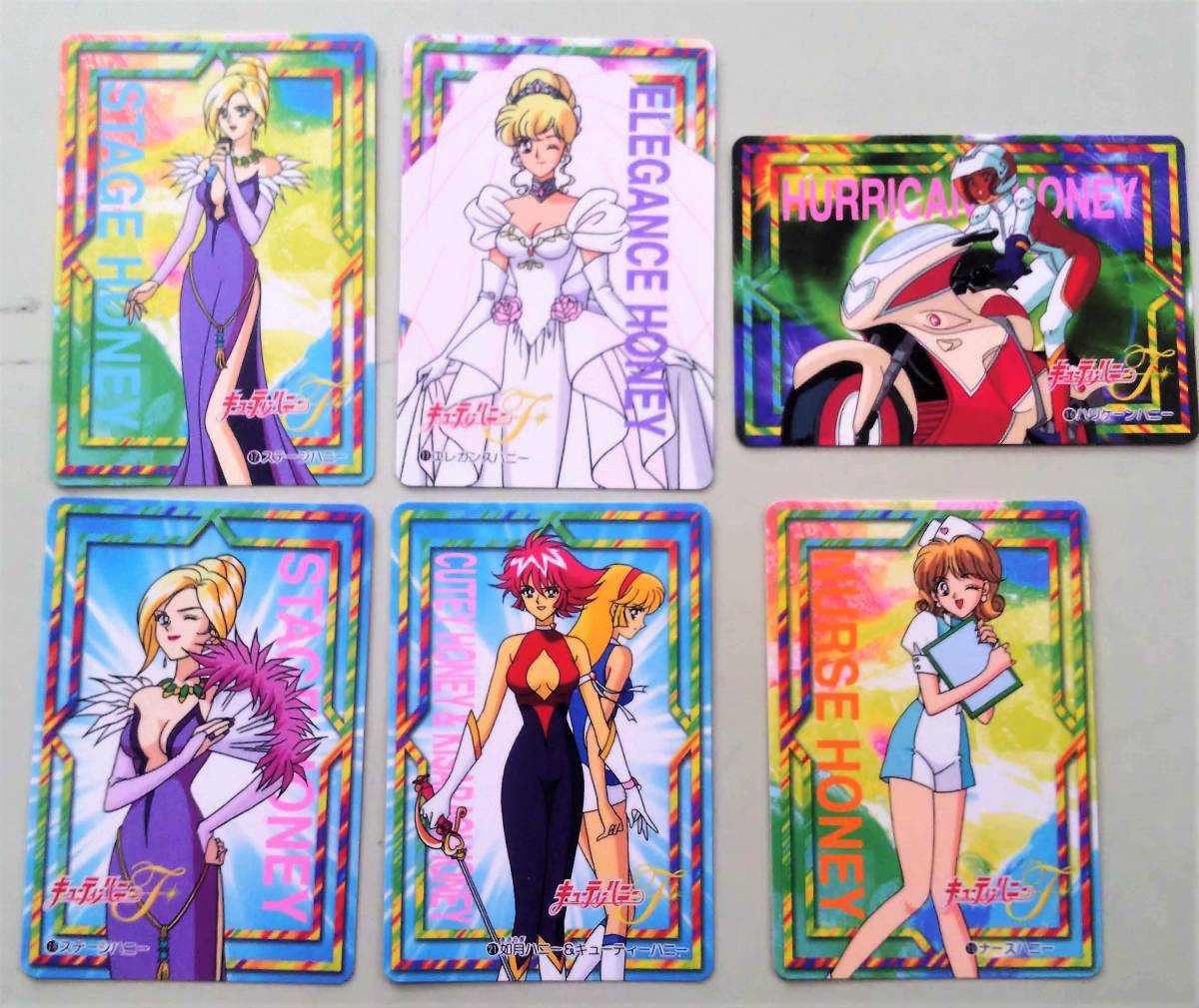 Yahoo!オークション - キューティーハニーF カードダス 6枚セット BAND