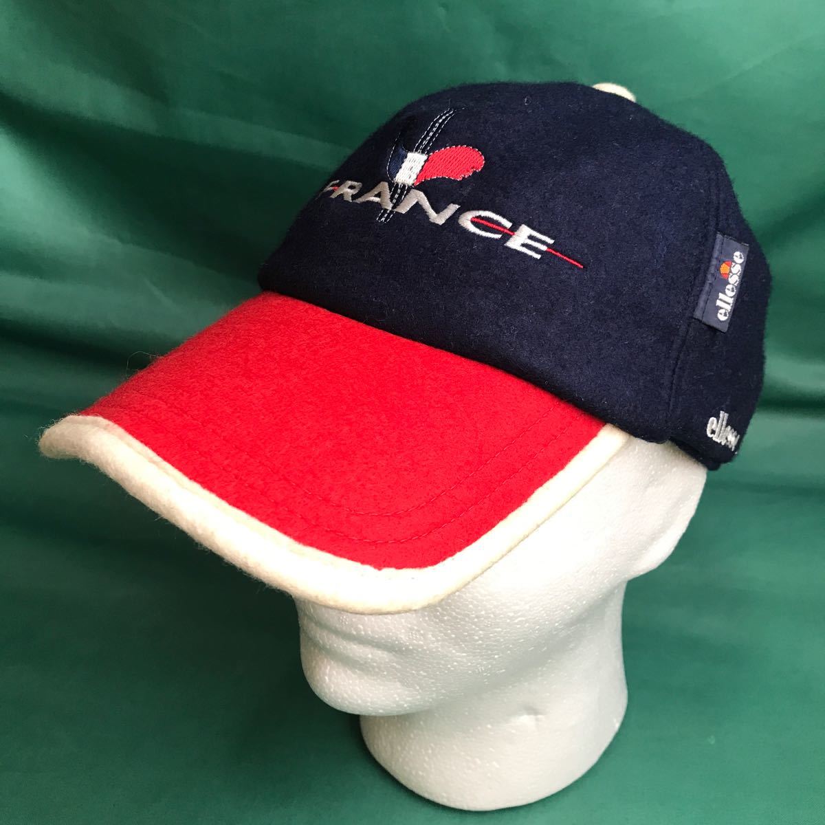 エレッセ(ellesse)フランスアルペンスキーチームキャップ帽子 日本製