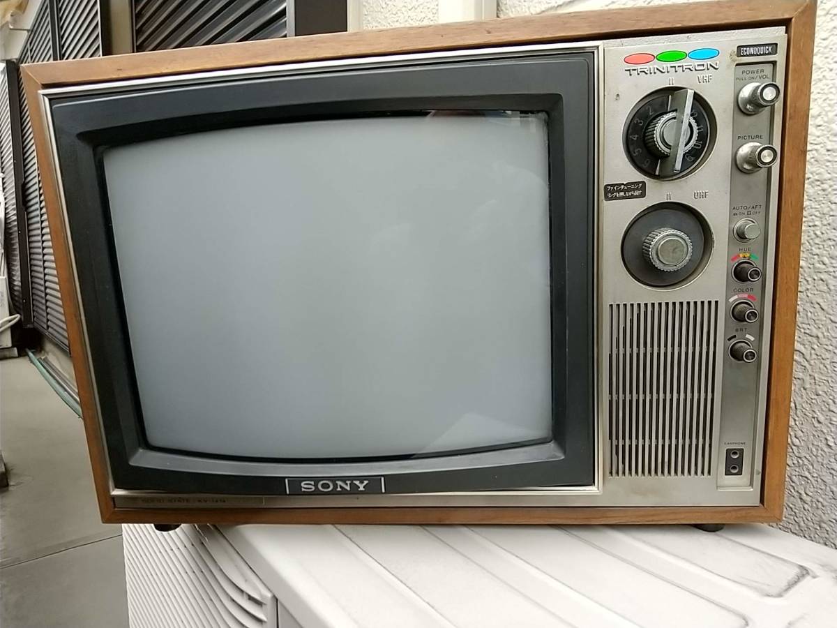 即決 送料無料 sony ソニー トリニトロン カラーテレビ KV-1414 レトロ