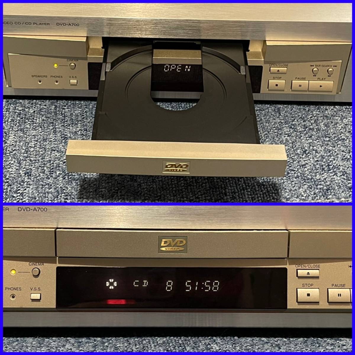 Yahoo!オークション - DVD-A700 Panasonic パナソニック CD/DVDプレー