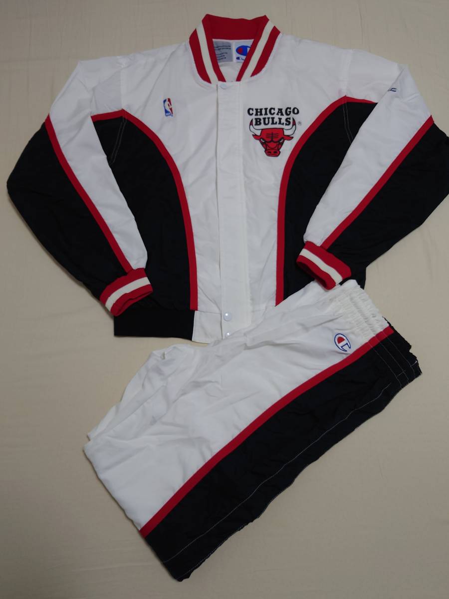 シカゴ・ブルズ ウォームアップジャージ サイズM / 90s チャンピオン製