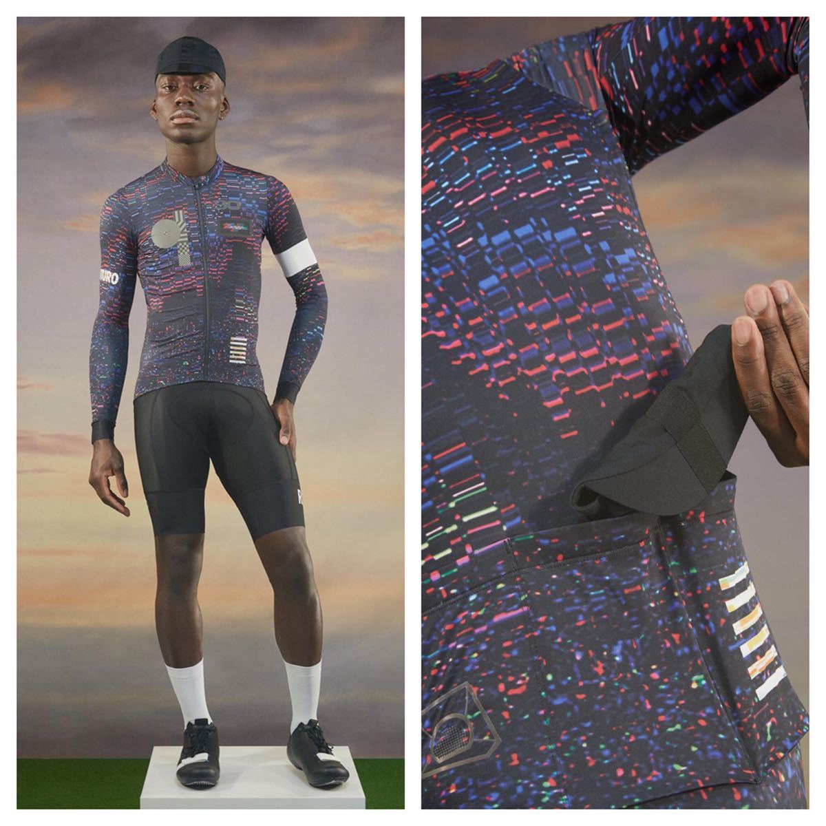 新品 Rapha 特別限定版 RGB LS トレーニング ジャージ Sサイズ マルチ