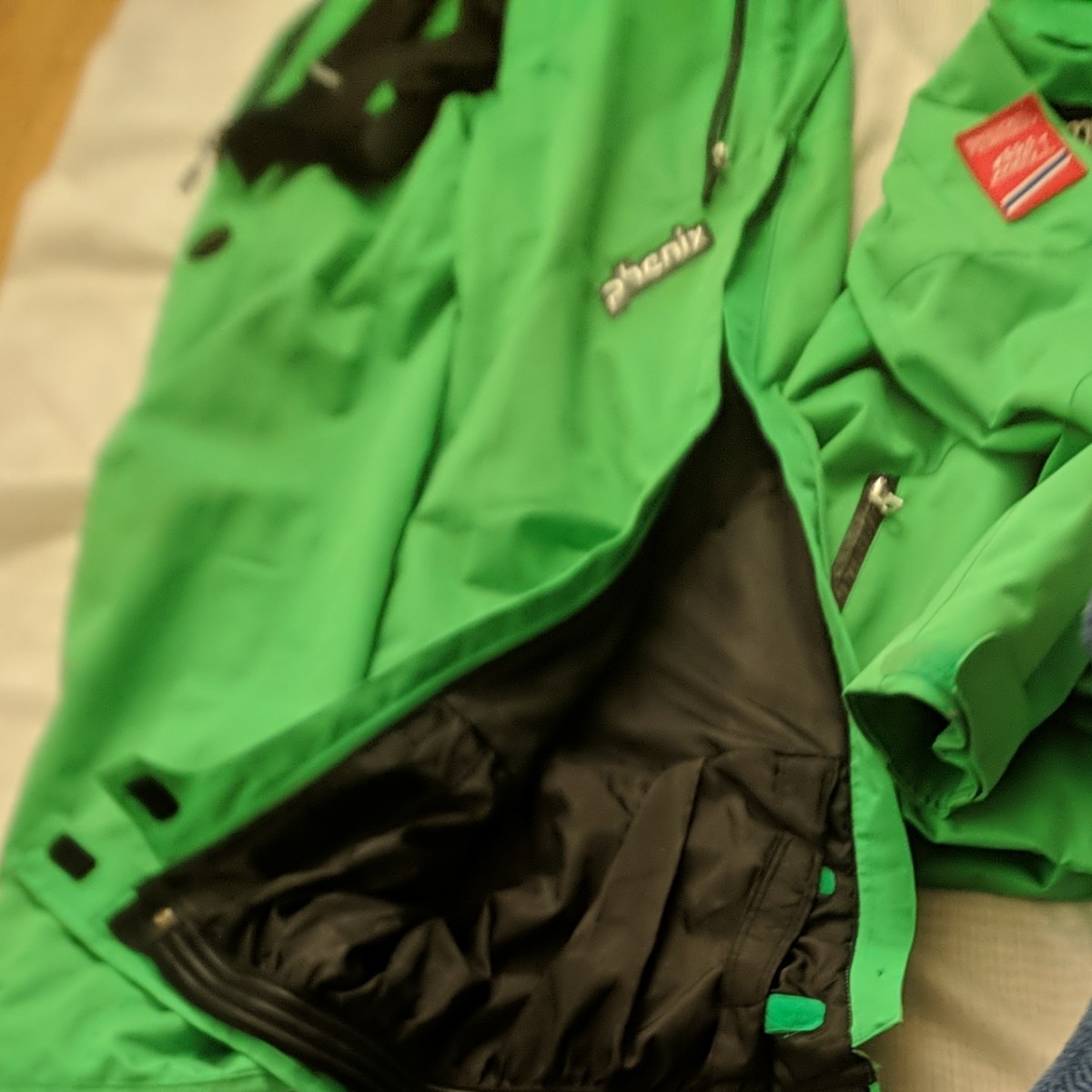 PHENIX スキーウェア 上下セット ノルウェー ワッペン 150｜Yahoo