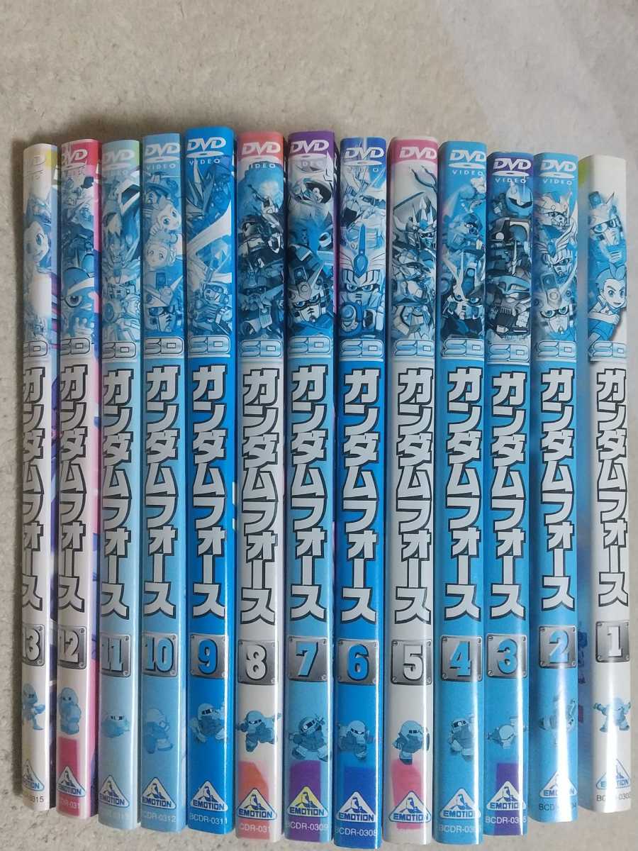 即決 レンタル落ち 中古DVD SDガンダムフォース 全13巻セット 神谷浩史