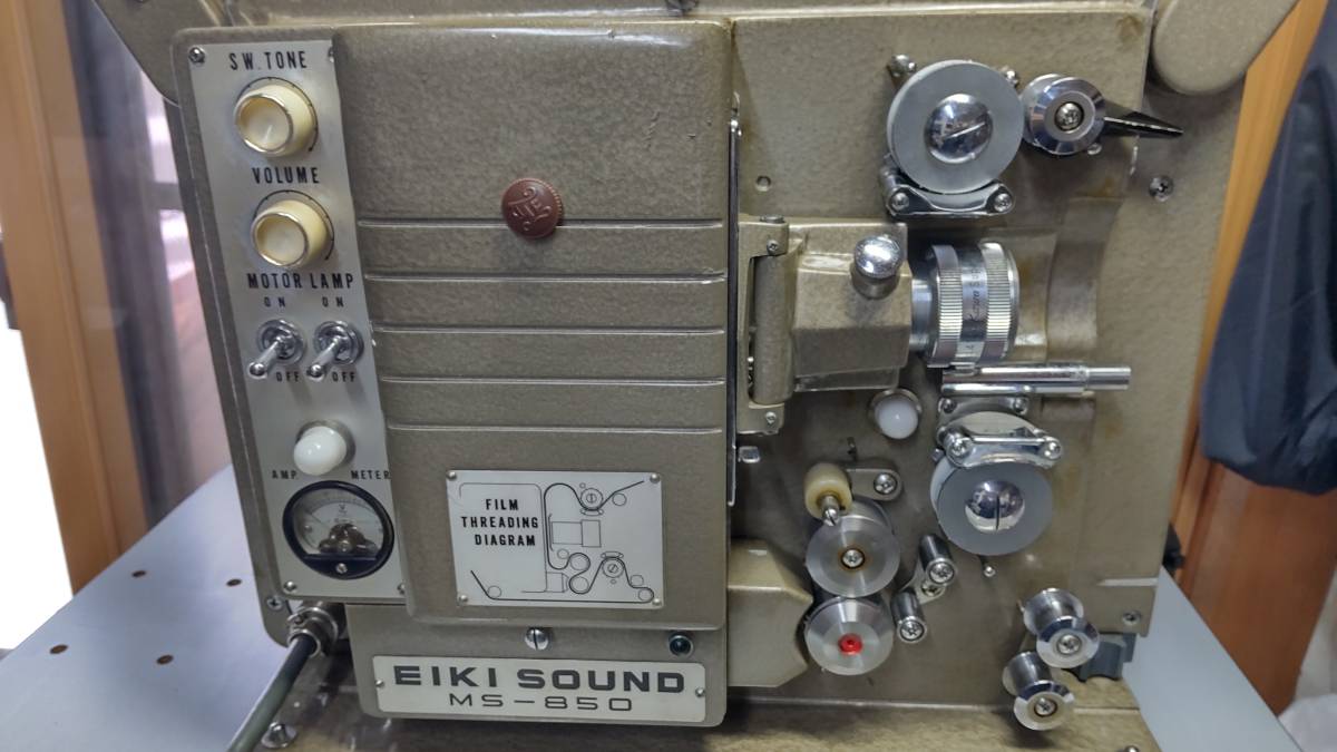 Yahoo!オークション - EIKI エイキ 16mm 映写機 MS-850 中古 セット 動