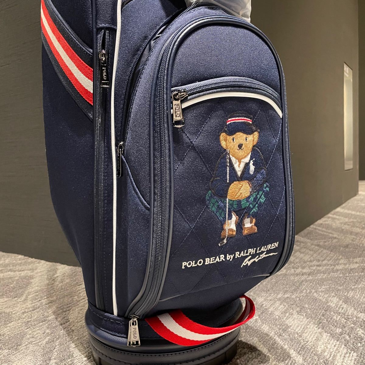 ラルフローレン キャディバッグ ポロベア ネイビー｜Yahoo!フリマ（旧