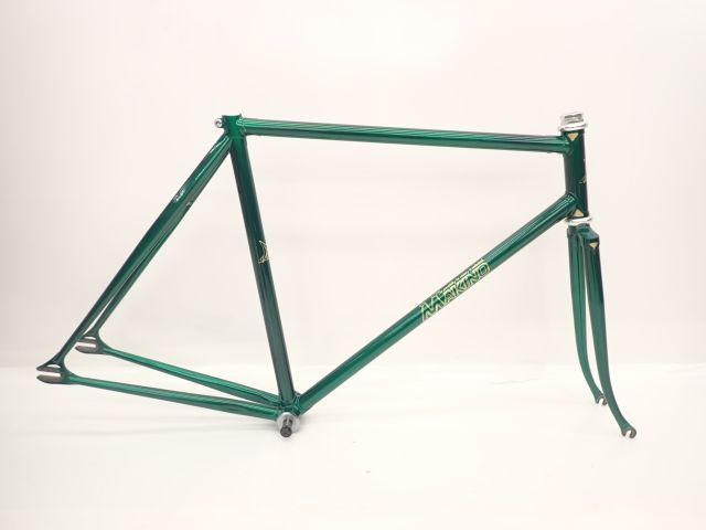 Yahoo!オークション - MAKINO マキノ クロモリフレーム NJS 競輪 ピス