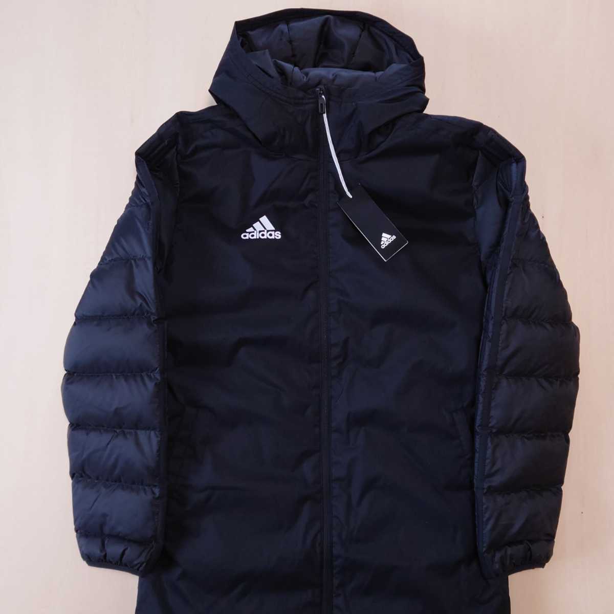 adidas ダウンベンチコート ロングダウンコート アディダス サイズS