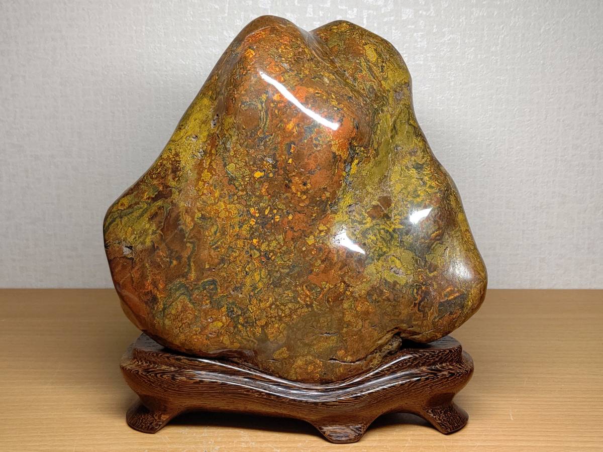 Yahoo!オークション - 【 五色石 】 4kg 嵐渓石 錦石 鑑賞石 水石 原石