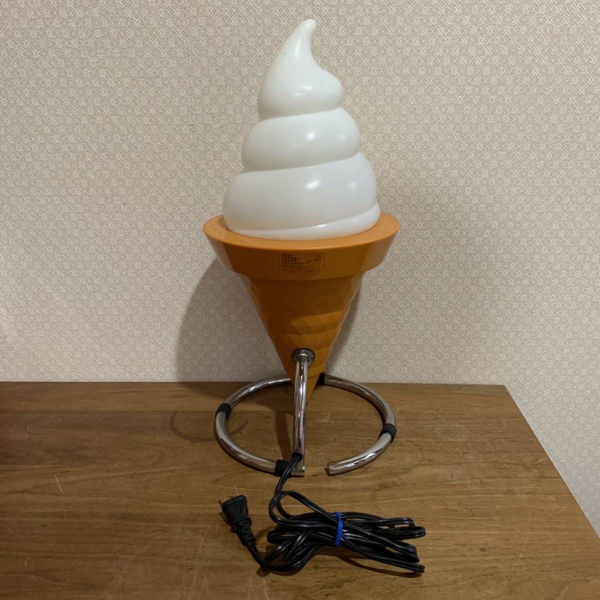 レア 非売品 美品 NISSEI ニッセイ 日世 ソフトクリーム 卓上 看板