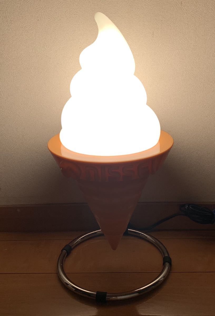 NISSEI 日世の ソフトクリームライト ミニライト 電飾看板 照明 日世