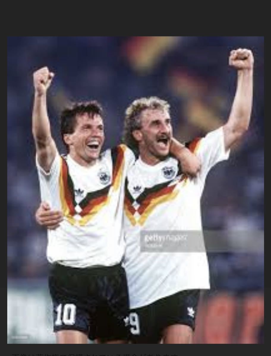 1990年西ドイツ代表ユニフォーム イタリアW杯 サイズM 新品｜Yahoo