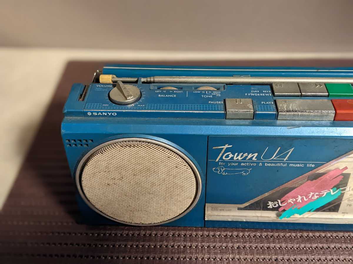 Yahoo!オークション - SANYO サンヨー ラジカセ MR-U4T Town U4 タウン