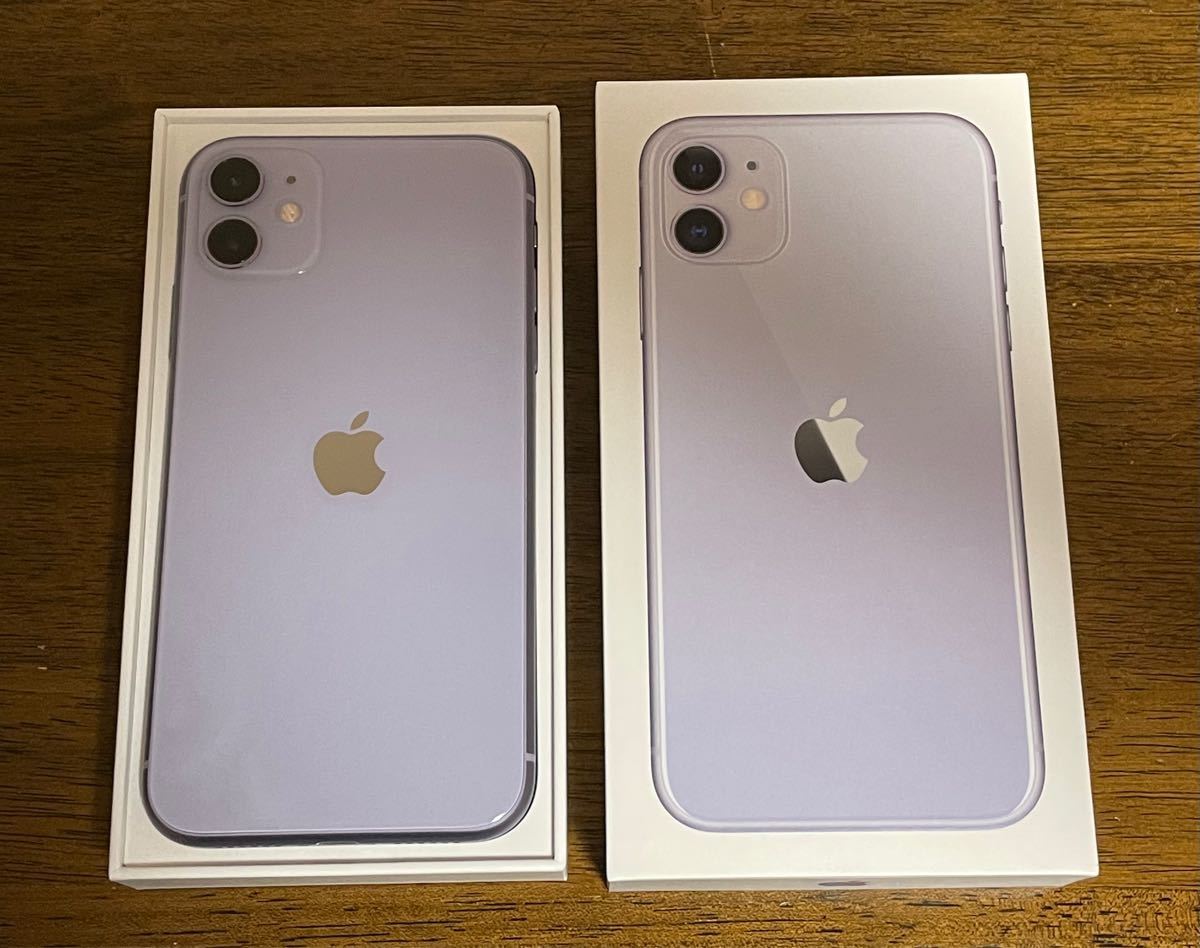 iPhone 11 64GB パープル 保証9/20まで バッテリー100% simフリー