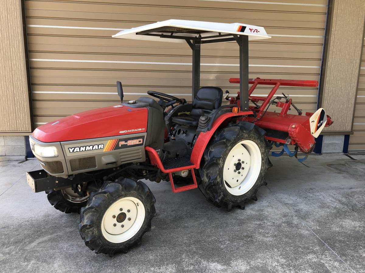 Yahoo!オークション - ヤンマー F220 トラクター 22馬力 784時間 4WD F