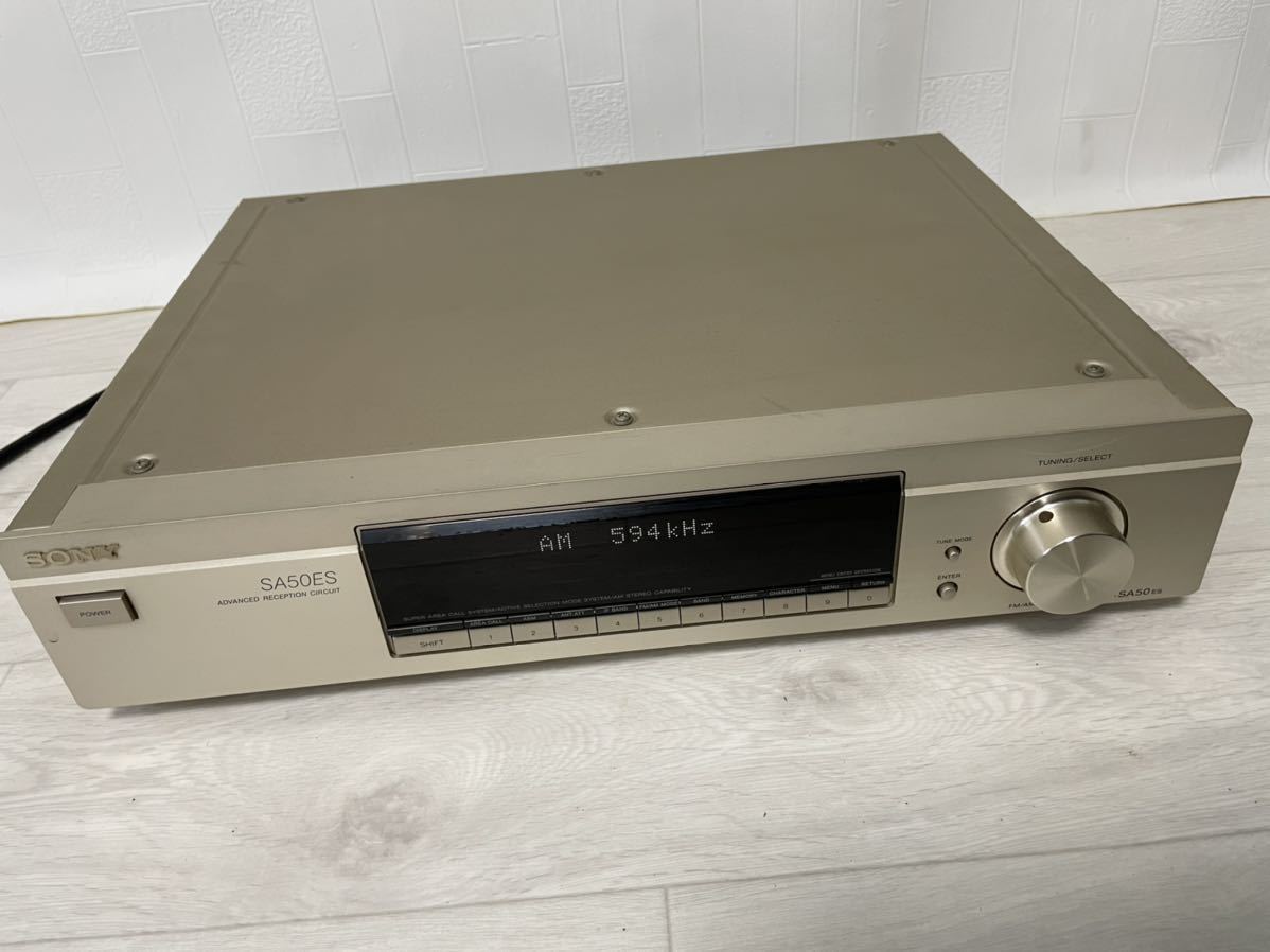 Yahoo!オークション - SONY STーSA50ES FM AMステレオ チューナー 電源