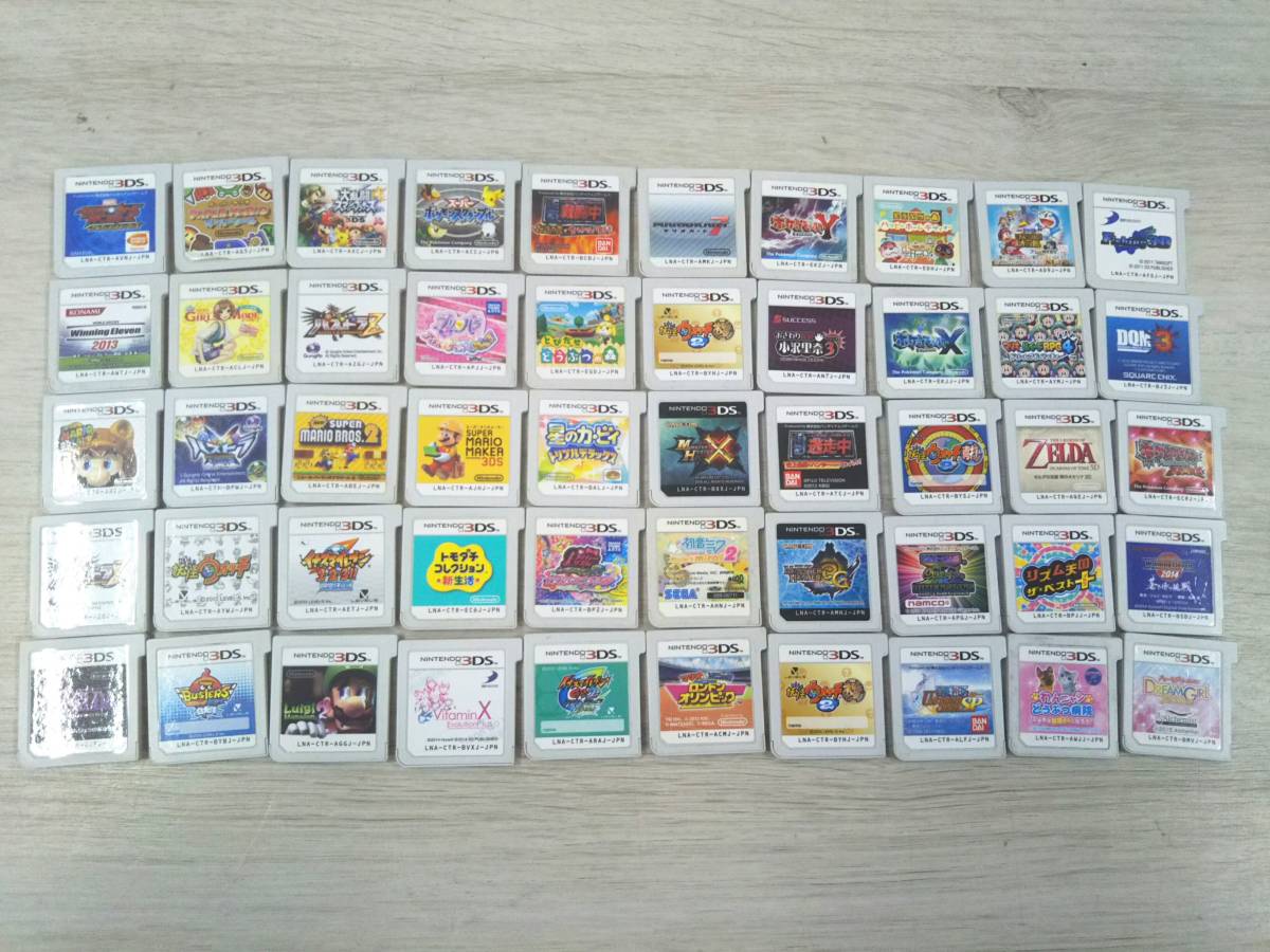 Yahoo!オークション - 【ジャンク】Nintendo 3DS ソフト 種類混在 50点