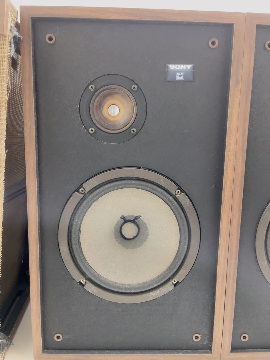 B405 希少 SONY ソニー SS-7010 2ウェイ スピーカー ULM10 ペア 当時物
