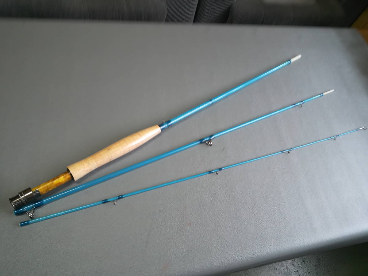 フライロッド7フィート3ピース【ブルー】グラスロッド｜Yahoo!フリマ