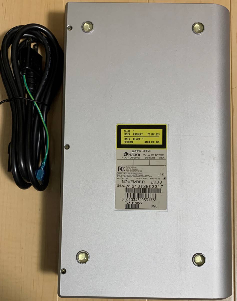 Yahoo!オークション - PLEXTOR「PX-W1210TSE」 SCSI外付 CD-R/RWドライ