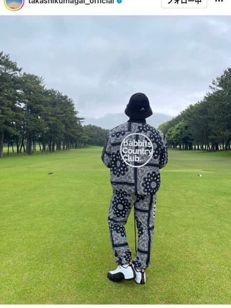 yamabito57さん専用 パンツのみ 即完売 #FR2 GOLF ペイズリー ブラック