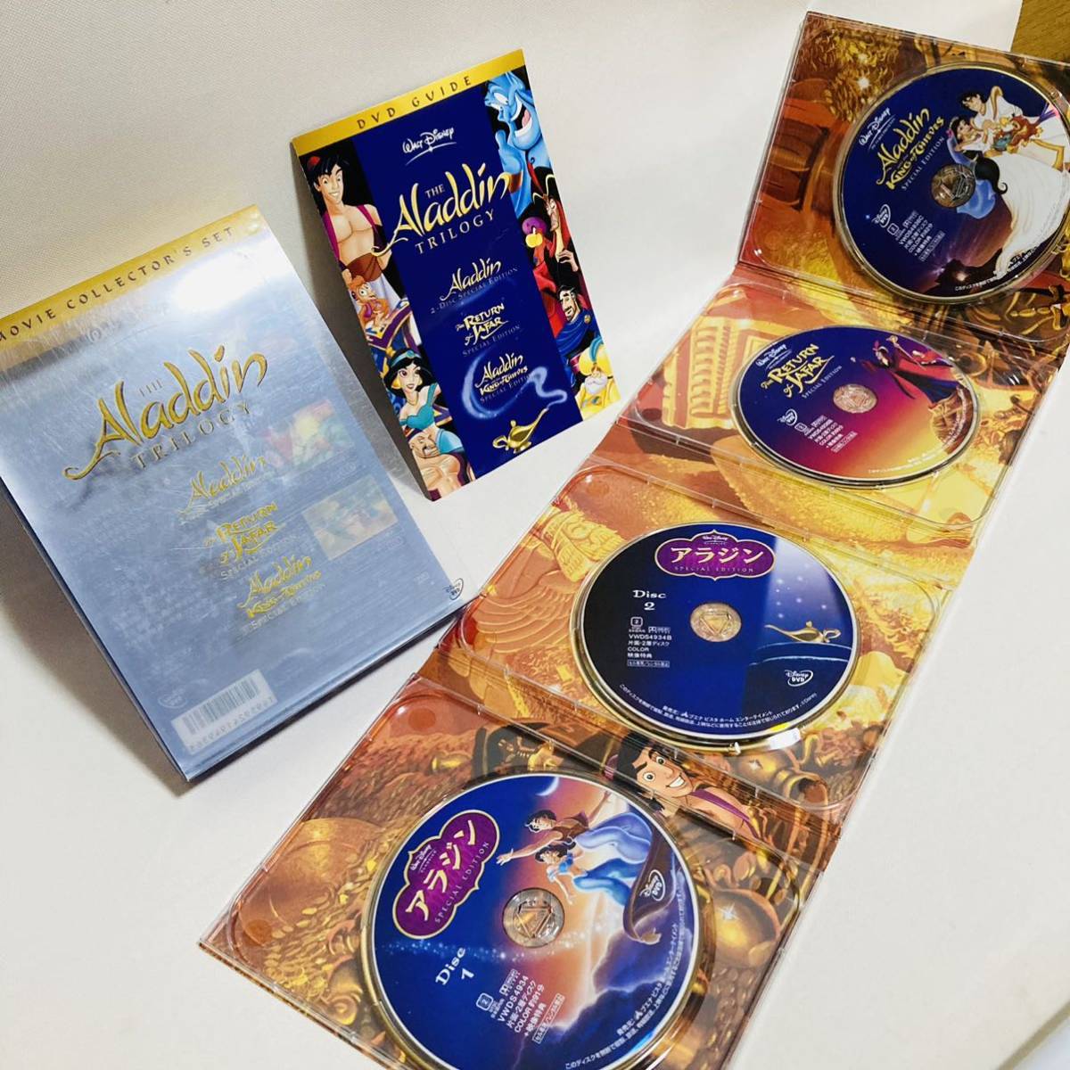 803 アラジン DVD 4枚セット トリロジー 3部作 DVD BOX ディズニー