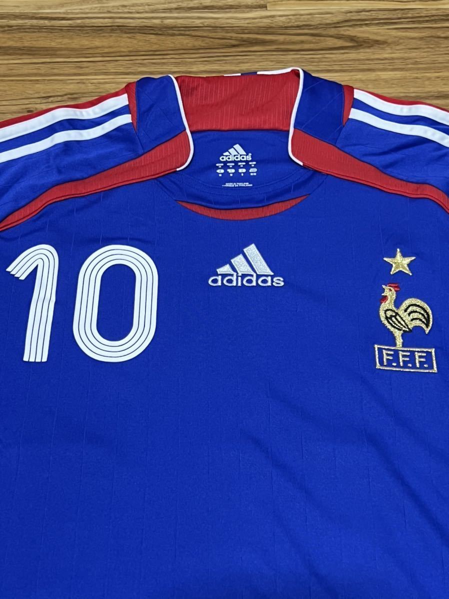正規品 フランス代表2006(H) #10 ジダン ドイツW杯着用モデル Mサイズ