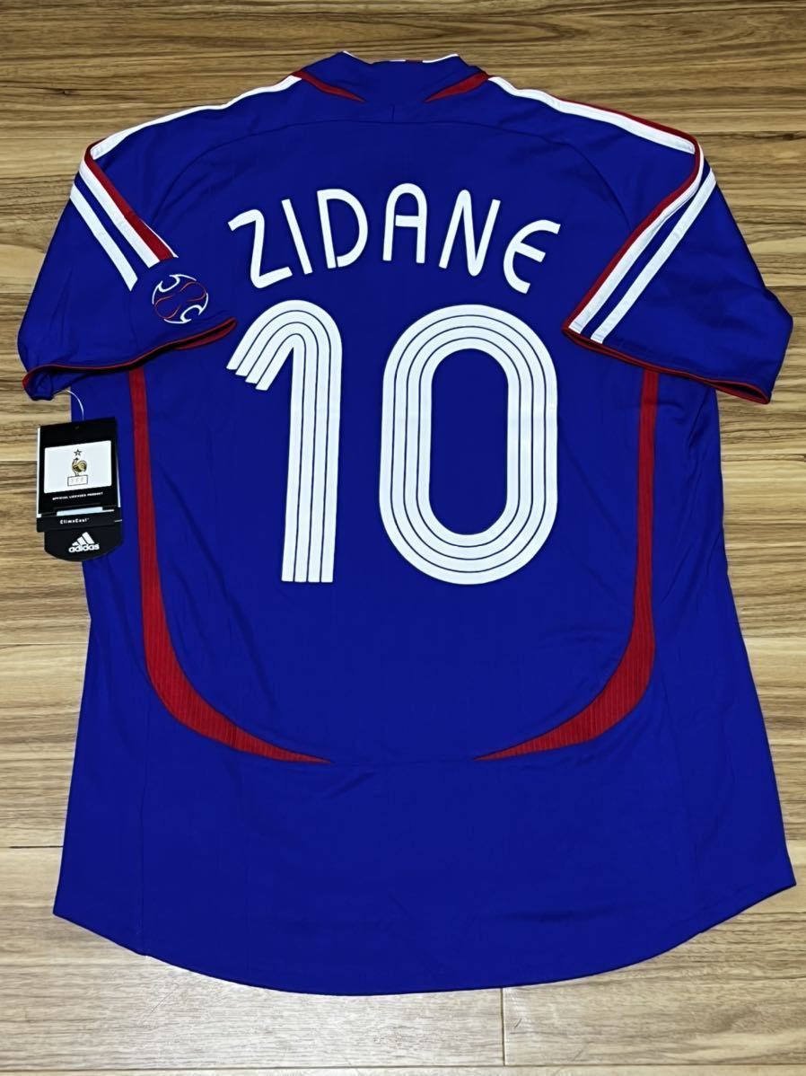 正規品 フランス代表2006(H) #10 ジダン ドイツW杯着用モデル Mサイズ