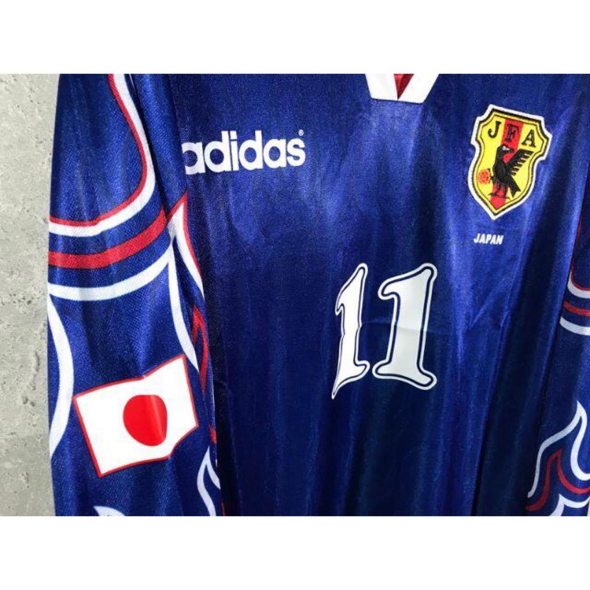 日本代表 97年 フランスW杯予選 カズ 三浦知良 ホーム 長袖