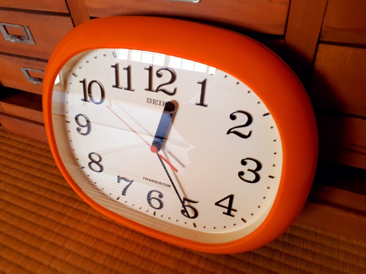 SEIKO トランジスタ 掛け時計 昭和レトロ ポップ スペースエイジ