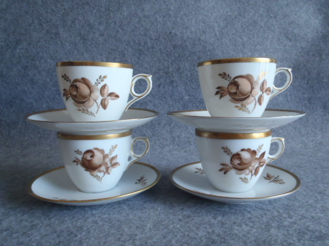 送料込 即決 COPENHAGEN ロイヤルコペンハーゲン ブラウンローズ