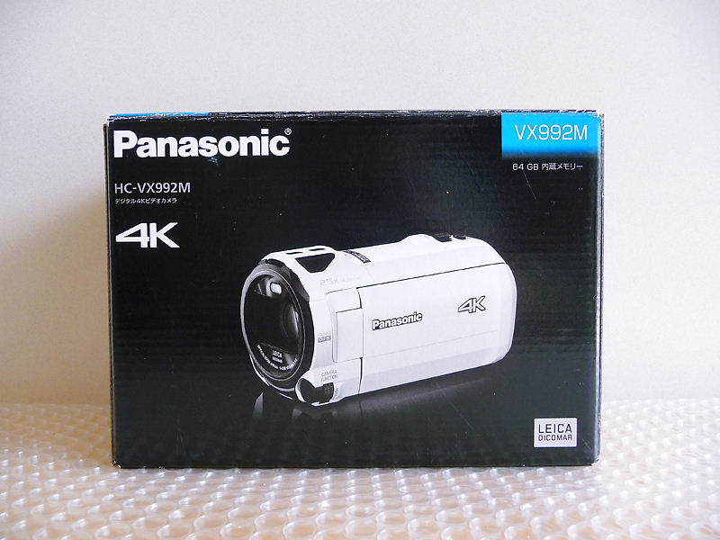 動作確認済】Panasonic HC-VZX990M 4K ビデオカメラ パナソニック HC