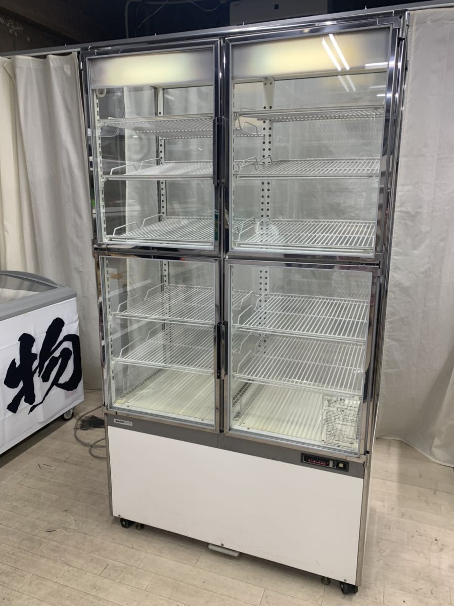 SANYO SSR-T280 冷蔵庫 ガラス扉付き SANYO SSR-T280 冷蔵庫 ガラス扉