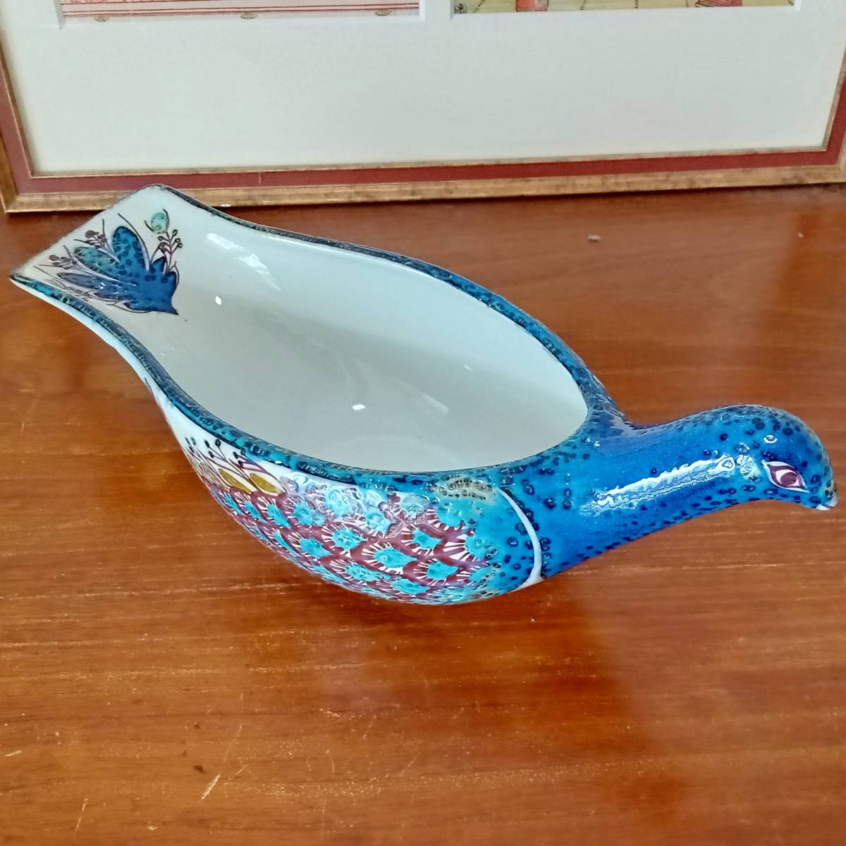 激レア 】ロイヤルコペンハーゲン テネラ シリーズ 孔雀 鳥 ソース