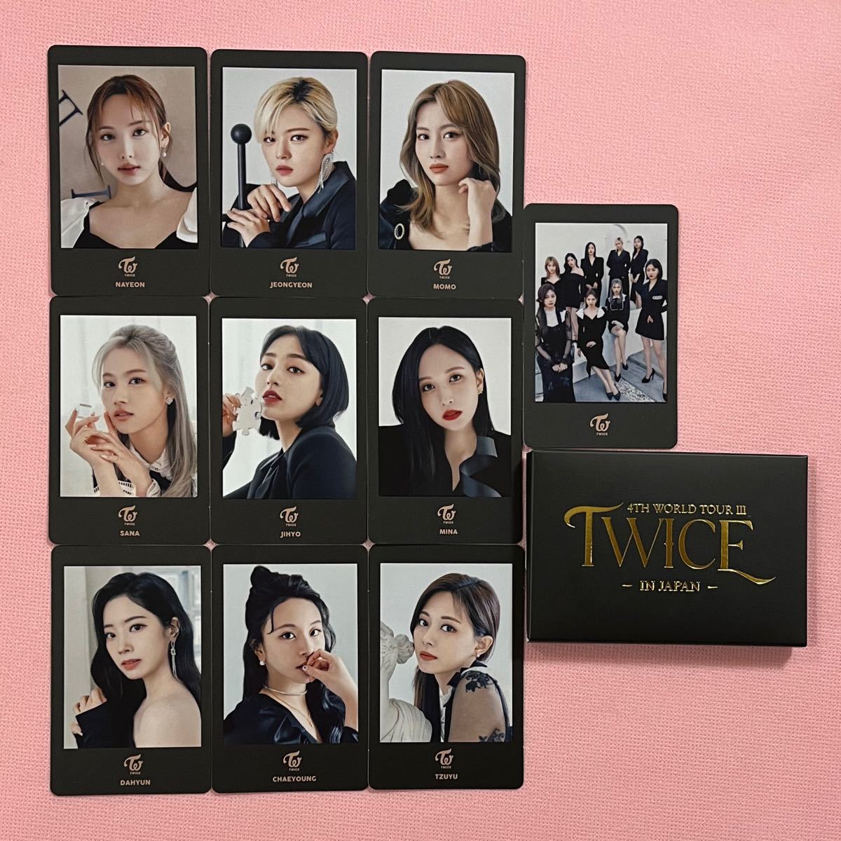 TWICE フォトカードセット（全メンバー10枚入り）4TH WORLD TOUR