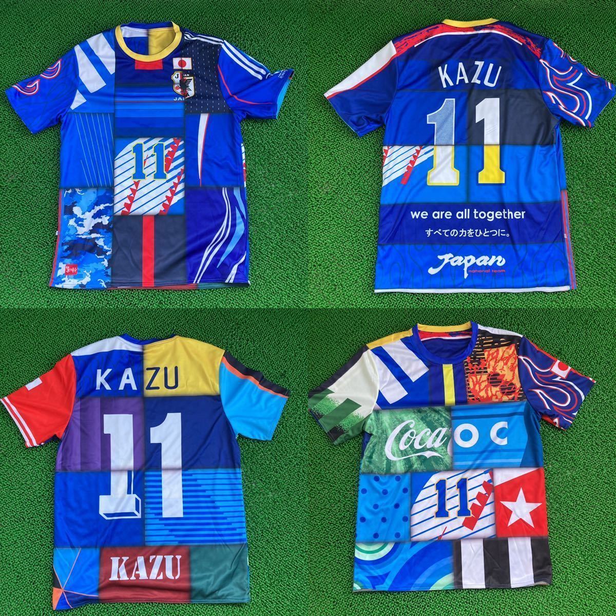 Lサイズ 非売品 三浦知良 キングカズ 日本代表×歴代クラブチーム