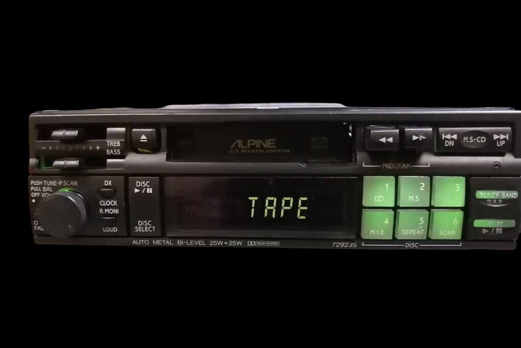 Yahoo!オークション - アルパイン カセットデッキ 7292JS動作確認済み