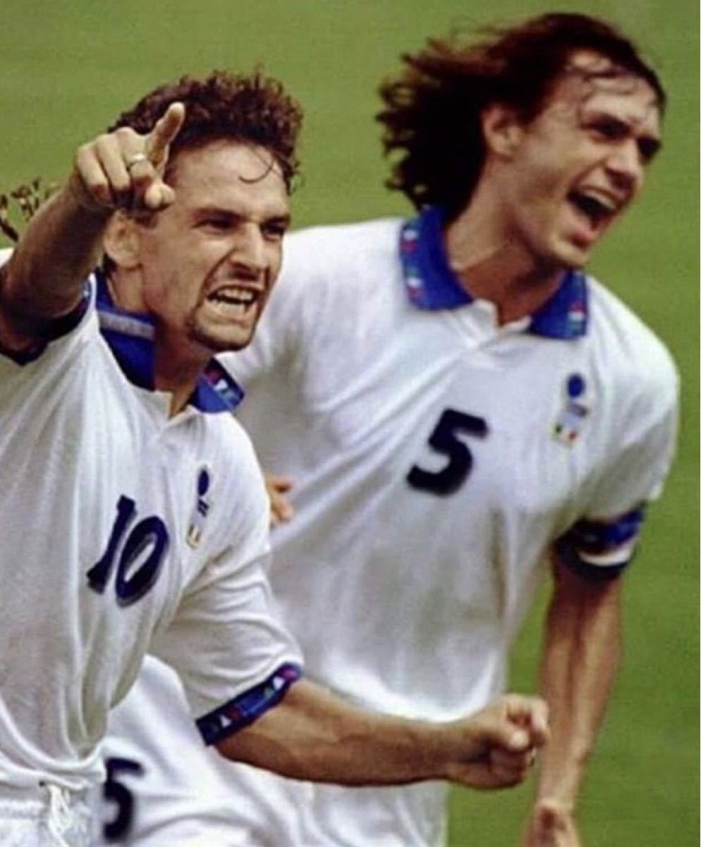 新品未使用】イタリア代表 W杯 マルディーニ アウェイ 半袖