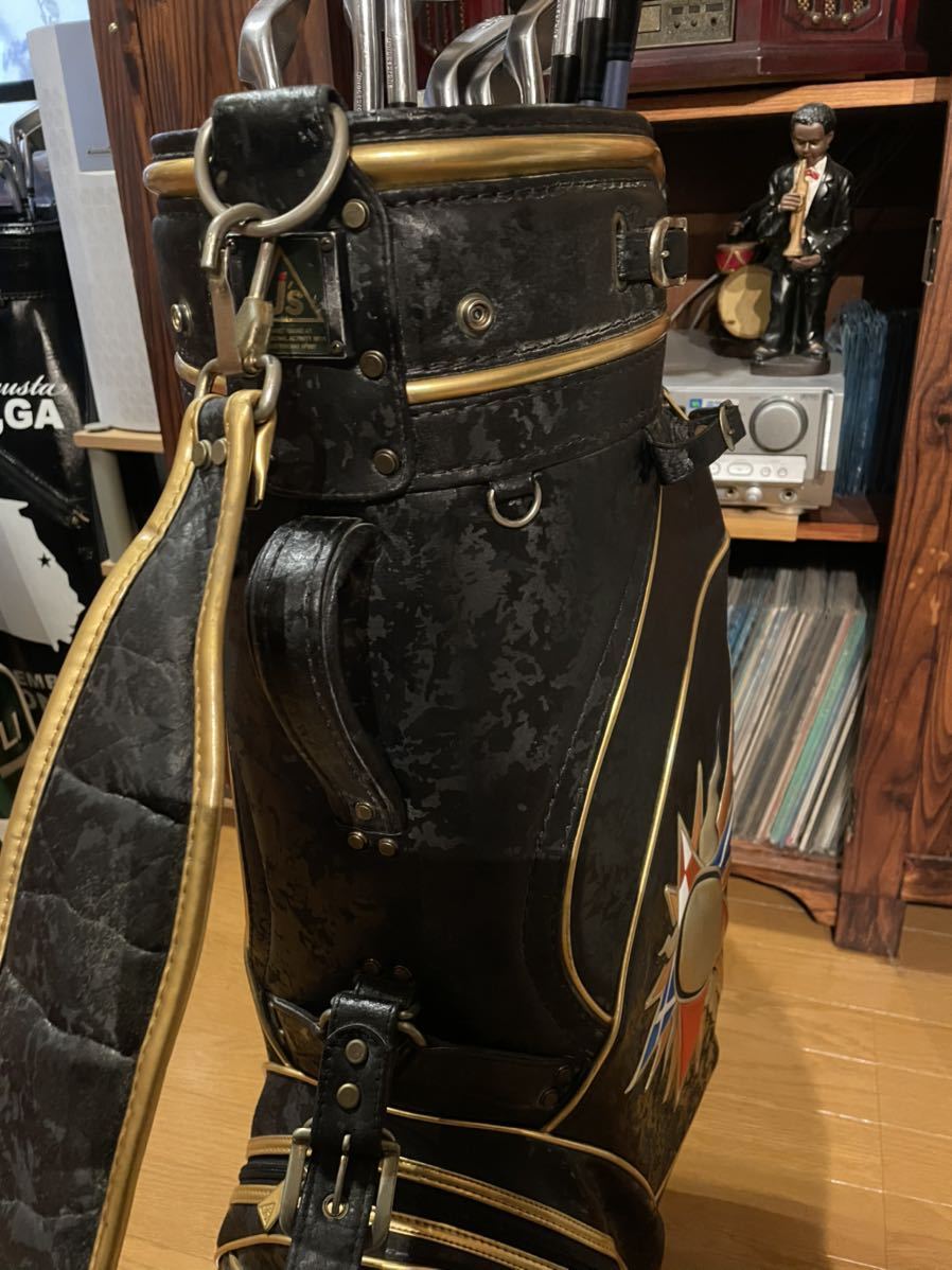 ブリヂストン J sキャディーバッグ+アイアンセット ジャンボ尾崎