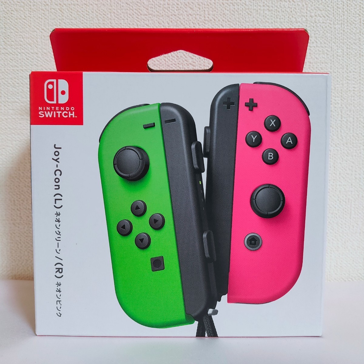 Switch】Joy-Con ネオングリーン/ ネオンピンク 任天堂 HAC-A-JAFAA