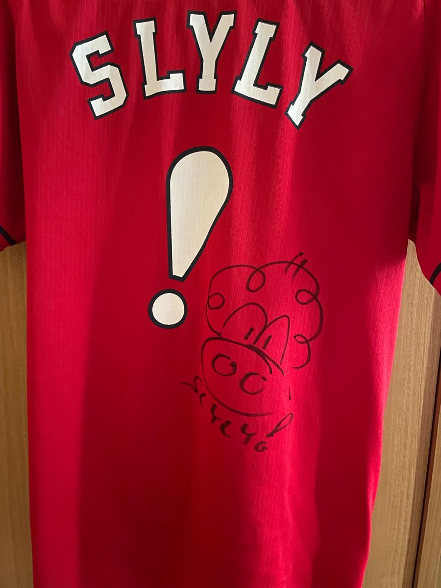 広島カープ スライリー サイン入りユニフォーム 直筆サイン｜Yahoo