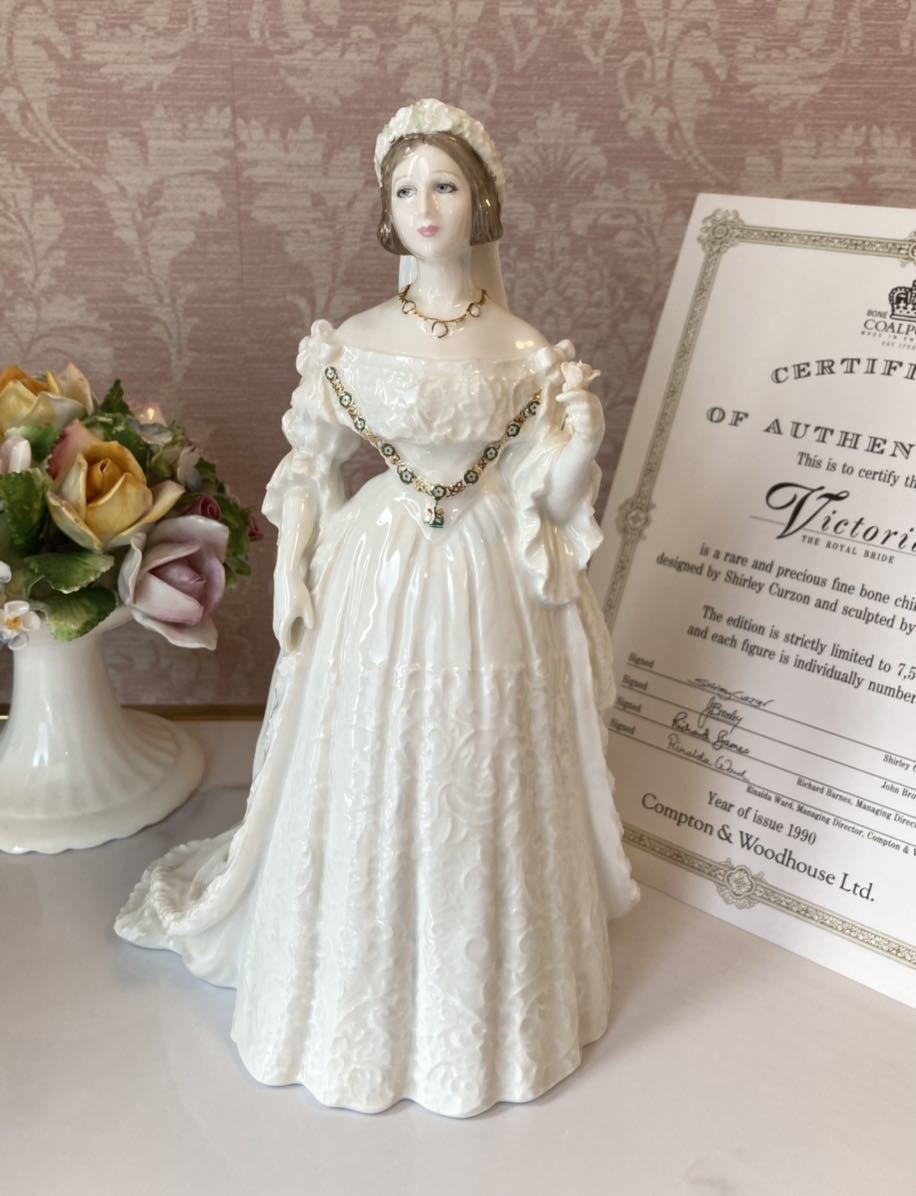 送料込〉〈限定品〉コールポート ヴィクトリア女王 ロイヤル フィギュ