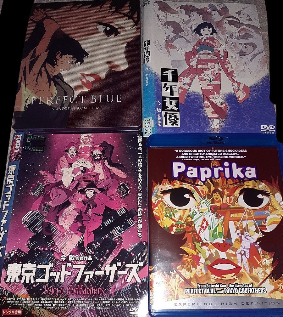Blu-ray DVD 劇場アニメ 今敏 監督作品 パーフェクトブルー 千年女優