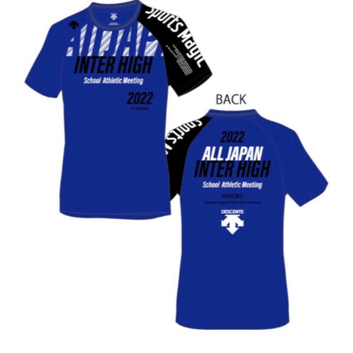 DESCENTE インターハイ Lサイズ Tシャツ 国体オールジャパン DESCENTE