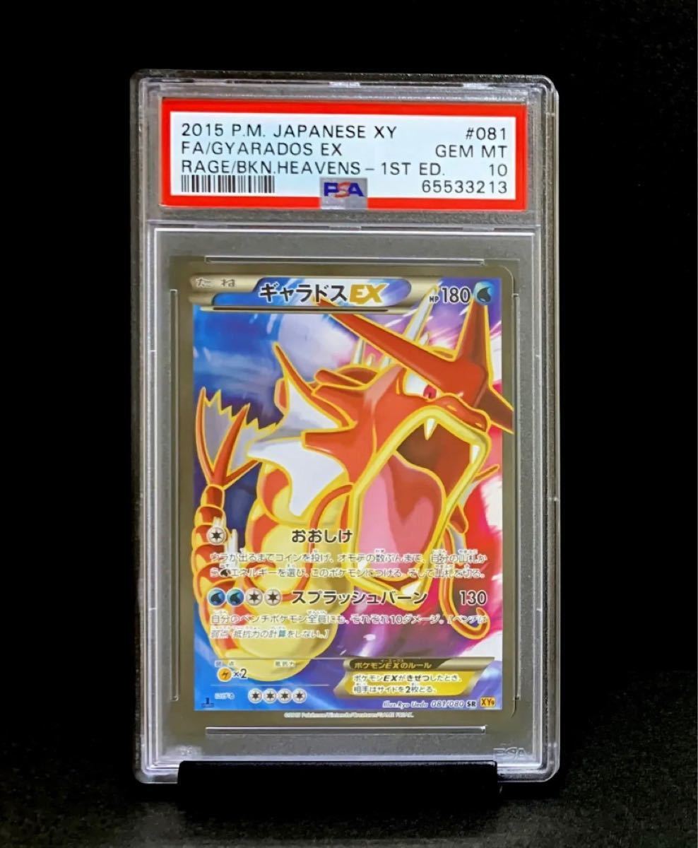 PSA 10 鑑定品 ポケモンカード 2015年 ギャラドスEX 破天の怒り 081