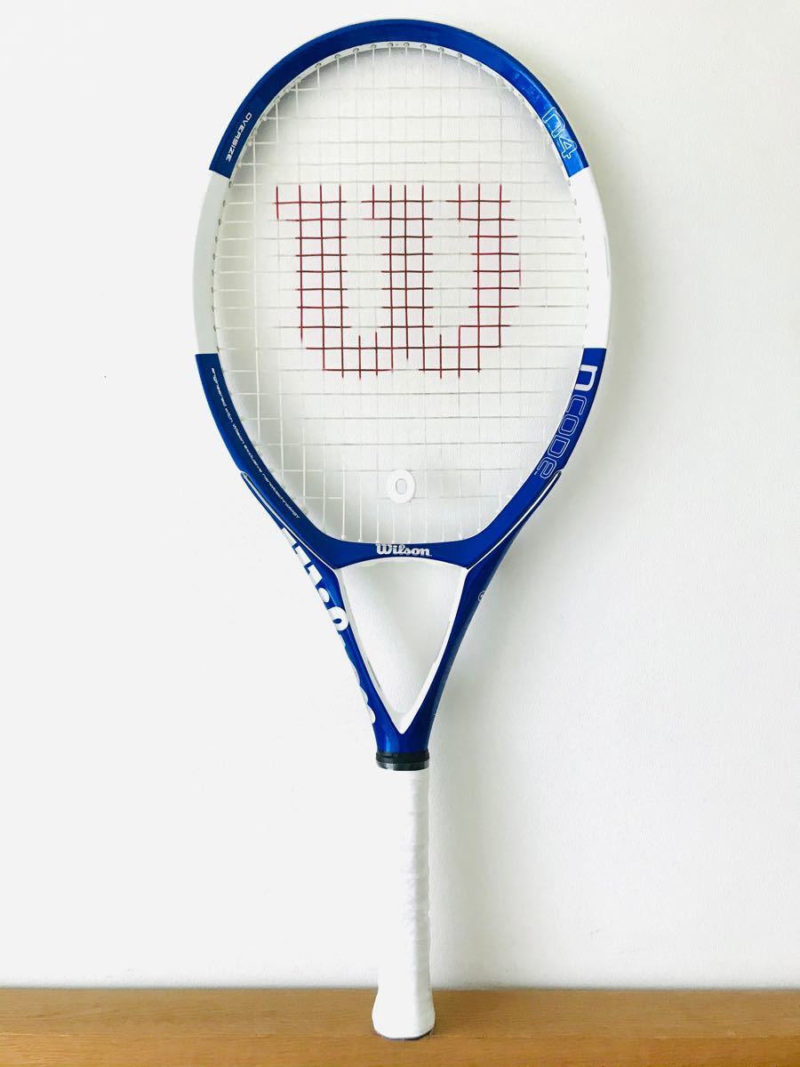 美品】ウィルソン『NコードN4／NCODE』テニスラケット／G2／ブルー