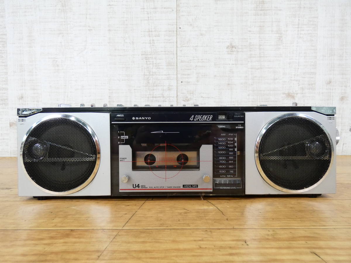 Yahoo!オークション - 【ジャンク】SANYO サンヨー MR-U4SL FM/AMステ