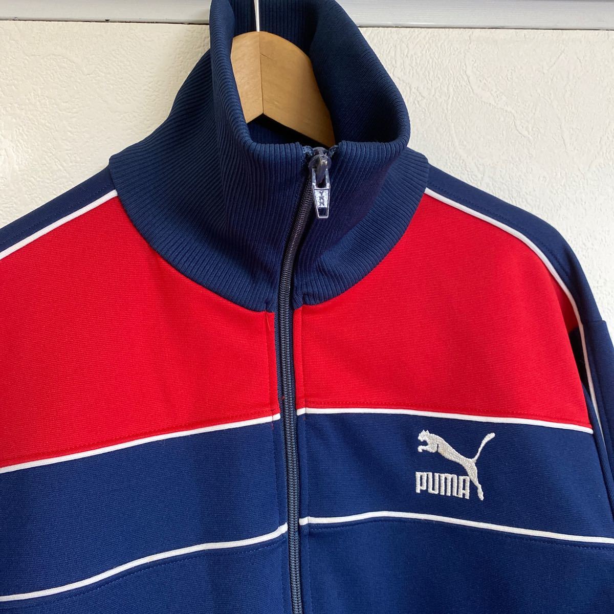 美品】80s 90s PUMA 緑タグ 刺繍 ヒットユニオン ジャージ 日本製