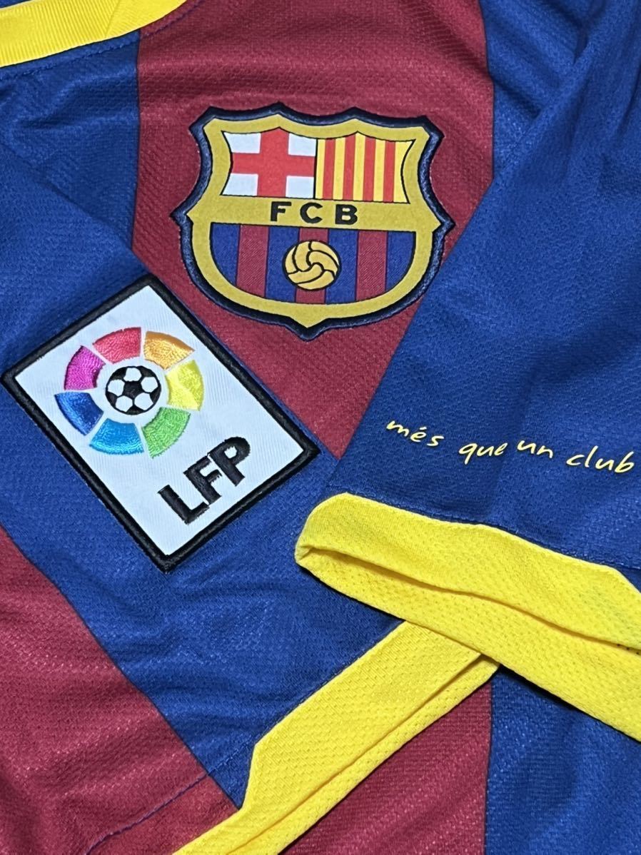 正規品 バルセロナ10-11(H) #10 メッシ 半袖ユニフォーム Sサイズ