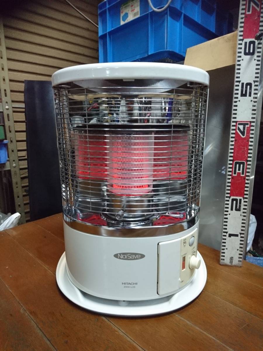 Yahoo!オークション - 日立 石油ストーブ OVH-L23 レトロモダン レアー